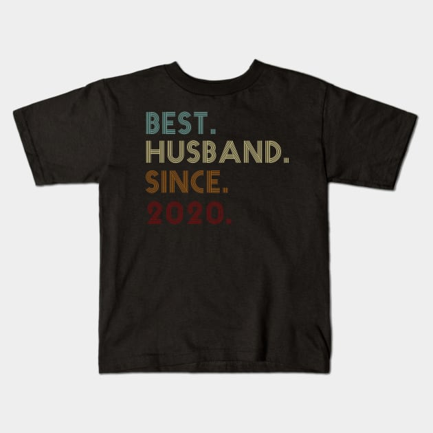 Best Husband Since 2020 Kids T-Shirt by Pelman